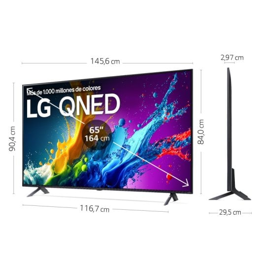 LG 65QNED80T6A 65" QNED UltraHD 4K HDR10 WebOS24 AI ThinQ