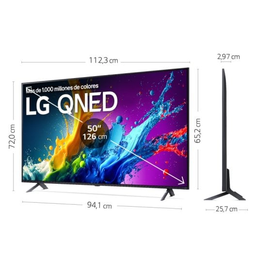 LG 50QNED80T6A 50" QNED UltraHD 4K HDR10 WebOS24 AI ThinQ