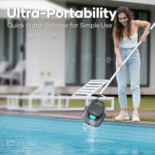 Aiper Scuba SE M3 Robot de Limpeza de Piscina 90min Autonomia Cinzento