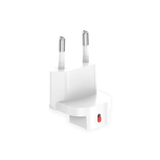 Caricabatterie di rete multiporta Ksix Gan da 65 W, PPS, PD, ricarica ultra veloce, connettori USA+UE+Regno Unito, bianco