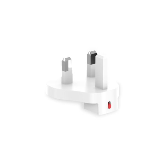 Caricabatterie di rete multiporta Ksix Gan da 65 W, PPS, PD, ricarica ultra veloce, connettori USA+UE+Regno Unito, bianco