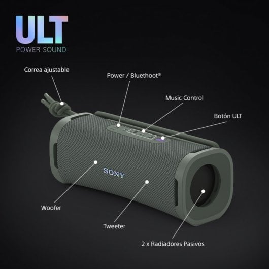 Altoparlante Bluetooth portatile Sony ULT FIELD 1 Forest Grey