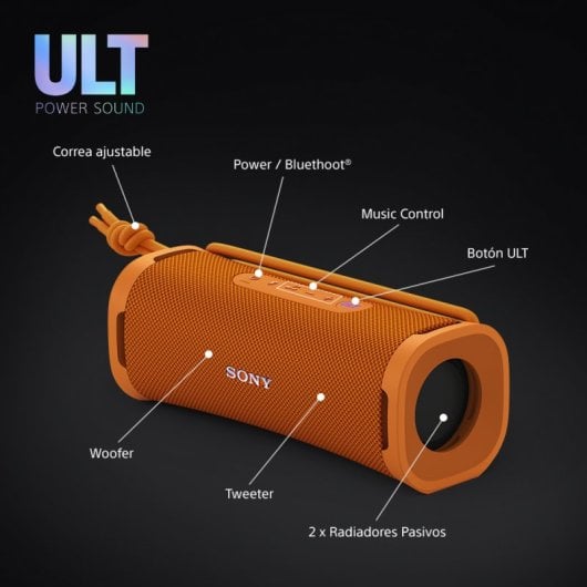 Altoparlante Bluetooth portatile Sony ULT FIELD 1 arancione