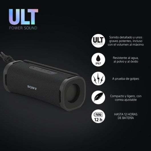 Sony ULT FIELD 1 Altavoz Portátil Bluetooth Negro