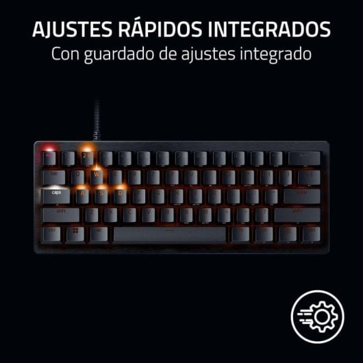 Razer Huntsman V3 Pro Mini Teclado Mecánico Gaming Switch Analog Optical Gen2 Layout USA Negro