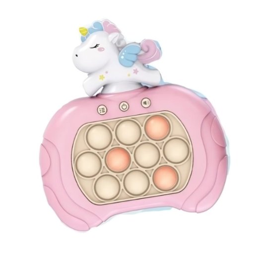 Jogo Eletrónico Interativo Klack'a'mole Unicórnio Rosa