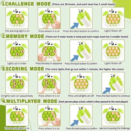 Jogo Eletrónico Interativo Klack'a'mole Unicórnio Rosa