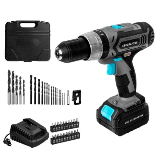 Taladro Cecotec CecoRaptor Perfect ImpactDrill 2024 Advance sin cable 24V 50Nm LED 2 Velocidades