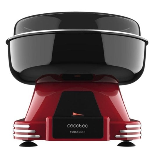 Máquina de algodón de azúcar Cecotec 04257 Retro 500W desmontable roja