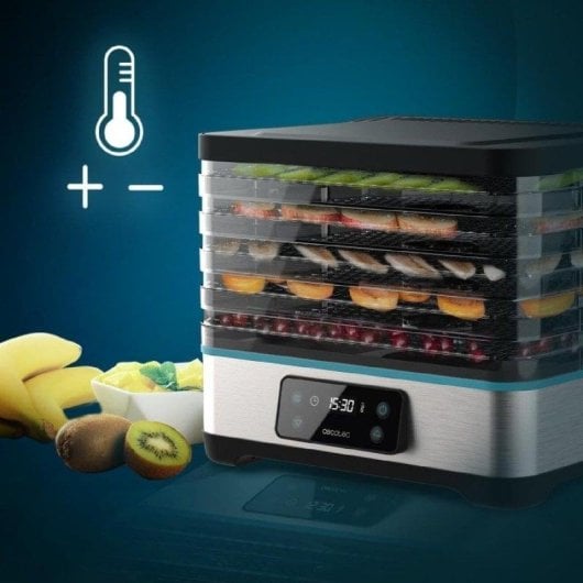 Deshidratador Cecotec VitaDry Pro 5 bandejas Acero Inoxidable Digital 300W