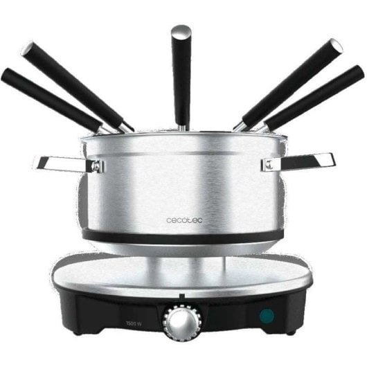 Fondue Cecotec Fun Gourmetfondue Advance Edelstahl 1,7 L 1500W 8 Gabeln