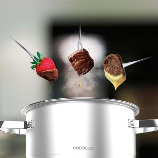 Fondue Cecotec Fun Gourmetfondue Advance Edelstahl 1,7 L 1500W 8 Gabeln