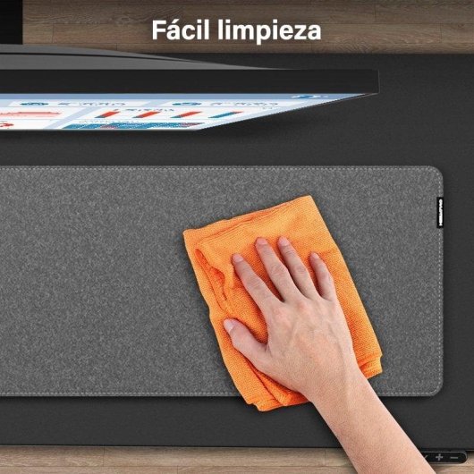 Tapis de souris Owlotech Extended Mat OW-MOP-FE900GR 90x30 cm 4 mm Gris