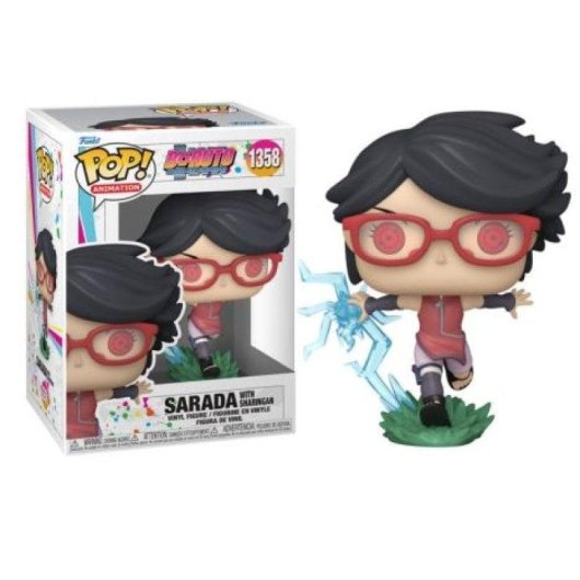 Figurine Funko Pop Sarada 1358 Boruto Vinyle 9cm Boîte Fenêtre