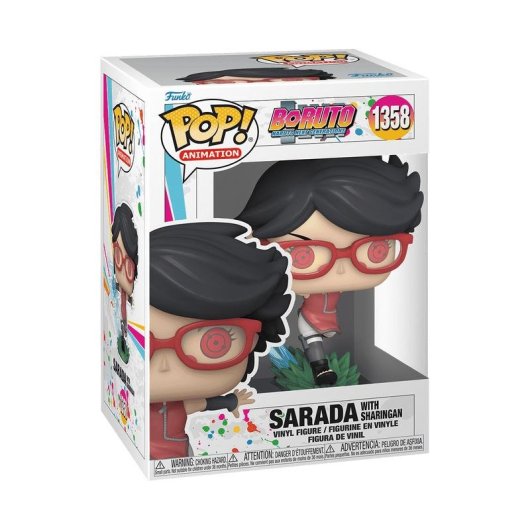 Figurine Funko Pop Sarada 1358 Boruto Vinyle 9cm Boîte Fenêtre