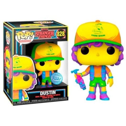 Funko Pop Dustin 828 – Stranger Things Special Edition Black Light