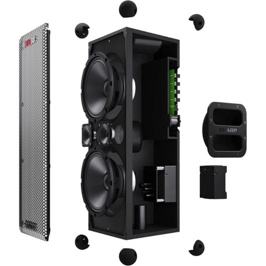Sharp CP-LS100 SumoBox Enceinte portable haute performance 120 W