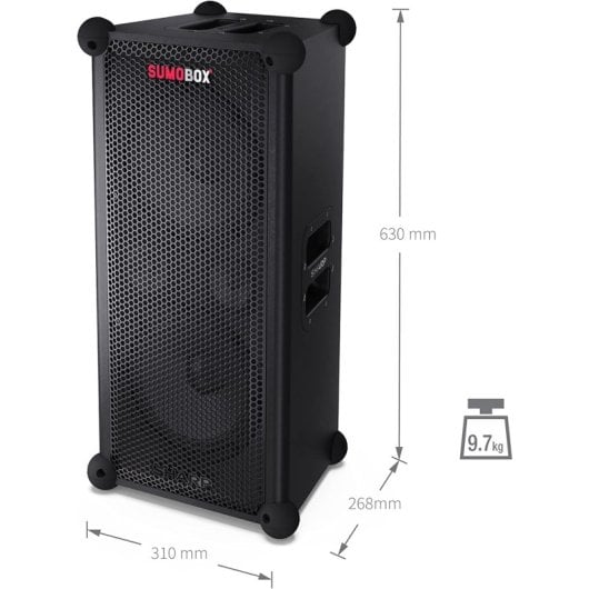 Sharp CP-LS100 SumoBox Enceinte portable haute performance 120 W
