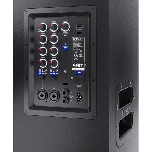 Sharp CP-LS100 SumoBox Enceinte portable haute performance 120 W