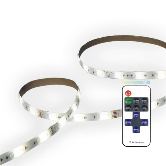 Ruban LED Découpable Ksix 2400 Lm Blanc Cct Télécommande 5m