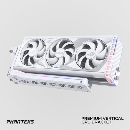 Phanteks Gen4 Premium D-RGB Support vertical pour graphiques PCIe Blanc