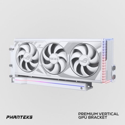 Phanteks Gen4 Premium D-RGB Support vertical pour graphiques PCIe Blanc