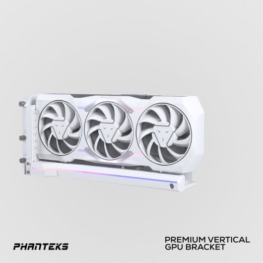 Phanteks Gen4 Premium D-RGB Support vertical pour graphiques PCIe Blanc