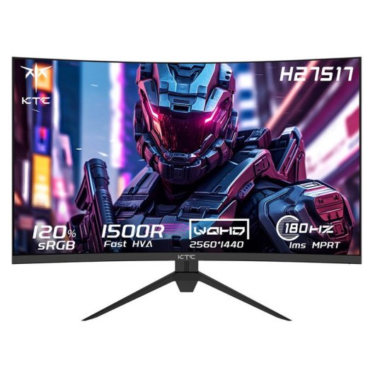 KTC H27S17 27" LED QHD 170Hz FreeSync Premium curvo