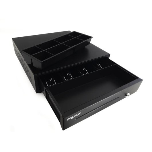 Approx APPCASH01USB Gaveta de Numerário Preto