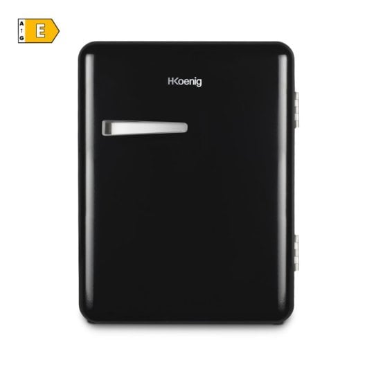 H.koenig TOAD9 Mini Bar Vintage 31L Temperatura Regulable, 24 Db Negro