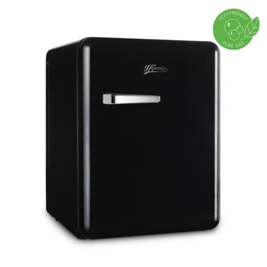 H.koenig TOAD9 Mini Bar Vintage 31L Temperatura Regulável, 24 Db Preto