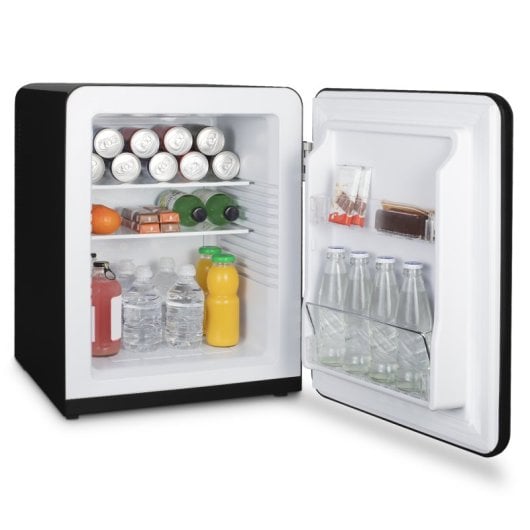 H.koenig TOAD9 Mini Bar Vintage 31L Temperatura Regulable, 24 Db Negro