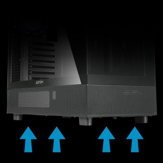 Abysm Gaming Danube Sava H400 Full Tower Vidro Temperado Duplo USB-C Preta
