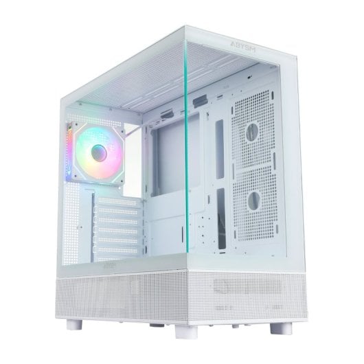 Abysm Gaming Danube Sava H400 Full Tower Doble Cristal Templado USB-C Blanca