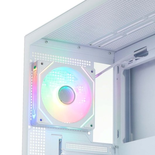 Abysm Gaming Danube Sava H400 Full Tower Doble Cristal Templado USB-C Blanca