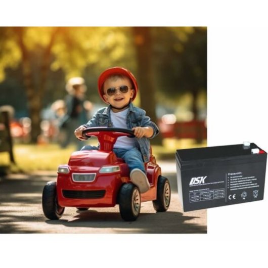 DSK Batería Plomo Agm Sellada 12v 7,2ah Alta Descarga (ups-sai)