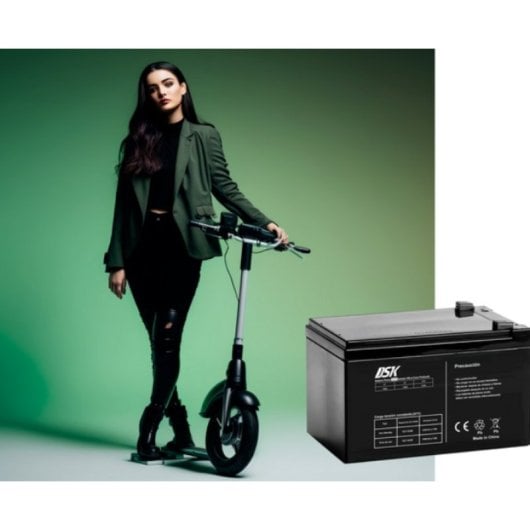 DSK Batería Plomo Agm Sellada 12v 7,2ah Alta Descarga (ups-sai)