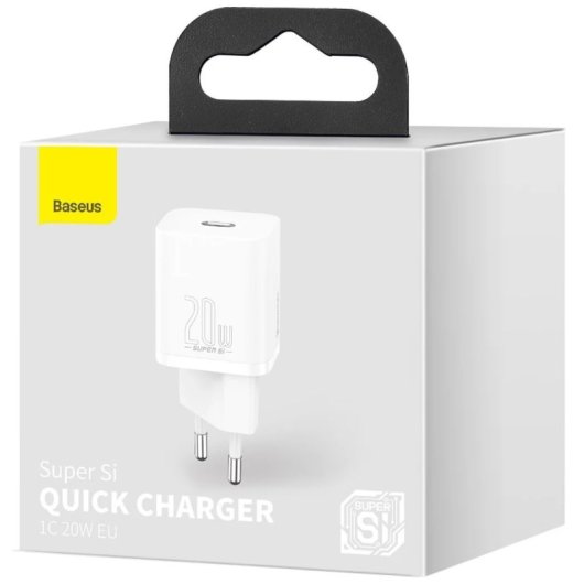 Baseus Cargador Rápido Quick Charger 1C 20W Blanco