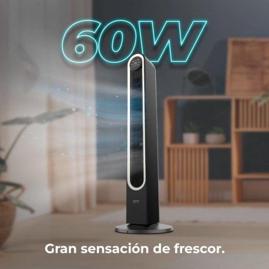 Coluna de Ar Cecotec EnergySilence 9090 Skyline Smart Light 60W 42" 6 Velocidades LED Comando