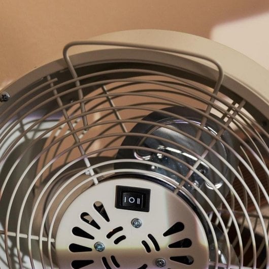 Ventilateur Cecotec EnergySilence 800 Retrodesk 8" 20W Beige inclinaison réglable