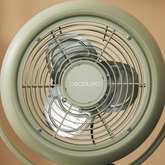 Ventoinha de secretária Cecotec EnergySilence 800 Retrodesk 20W verde 8 polegadas