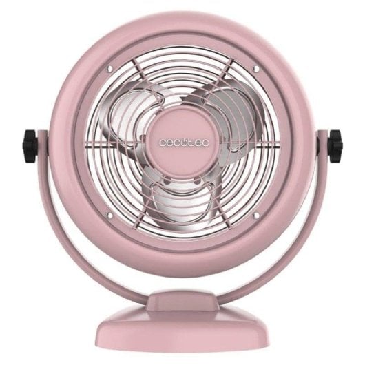 Ventilateur de table Cecotec EnergySilence 800 Retrodesk 20W Rose 8" 2 vitesses