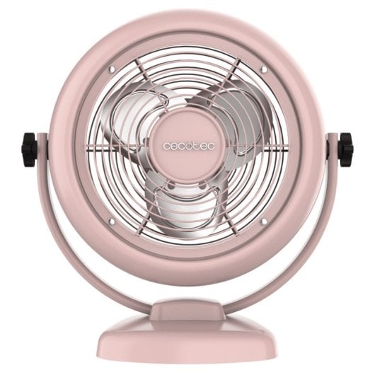Ventilateur de table Cecotec EnergySilence 800 Retrodesk 20W Rose 8" 2 vitesses