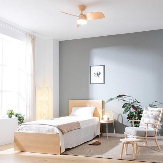 Ventilador de techo Cecotec EnergySilence Aero 3050 Orange 36" LED 6 velocidades mando