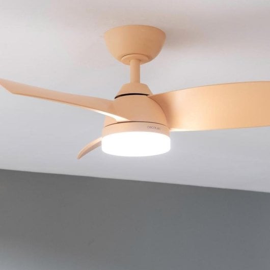 Ventilador de techo Cecotec EnergySilence Aero 3050 Orange 36" LED 6 velocidades mando