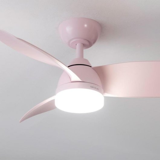 Ventilatore da soffitto Cecotec EnergySilence Aero 3050 Pink LED 36W Rosa 3 pale DC