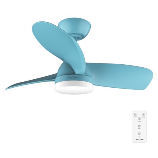 Deckenventilator Cecotec EnergySilence Aero 3050 Sky 36" LED Fernbedienung Blau