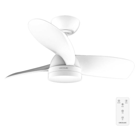 Ventoinha de Teto com Luz Cecotec EnergySilence Aero 3050 35W 91cm 6 Velocidades Comando Função Inverno