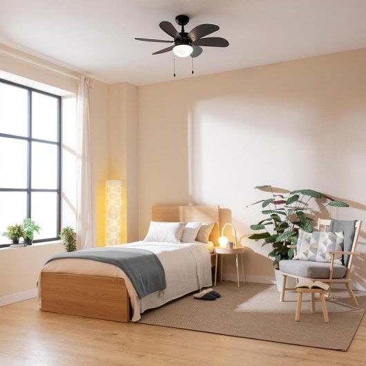 Deckenventilator Cecotec EnergySilence Aero 3600 Vision Full Black 50W Licht 36" 6 Flügel