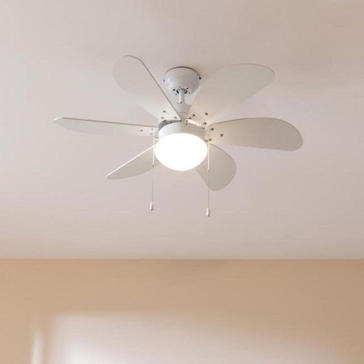 Ventoinha de Teto com Luz Cecotec EnergySilence Aero 3600 Vision Full White 50W 92cm 3 Velocidades Função Inverno